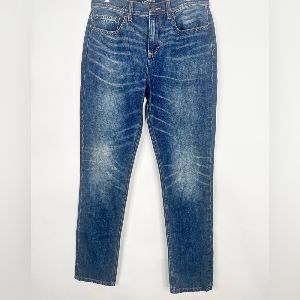 Lands End Women's 5 Pocket Straight Leg‎ Jeans Size 4.